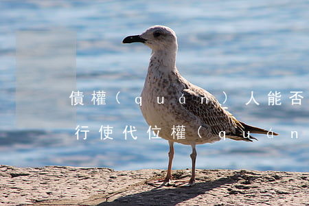 債權(quán)人能否以提起仲裁的方式行使代位權(quán)？
